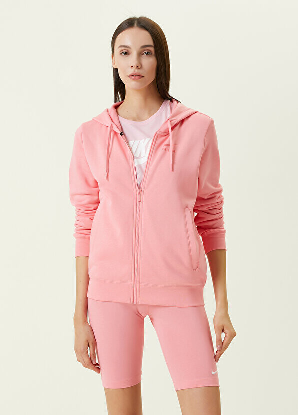 

Розовая толстовка с капюшоном из флиса nsw air Nike, Розовый
