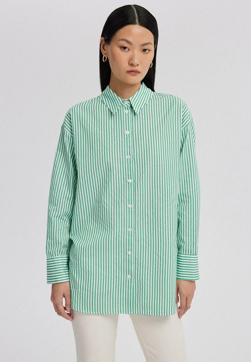 Рубашка BACK TIE DETAILED Touché Privé, зеленый
