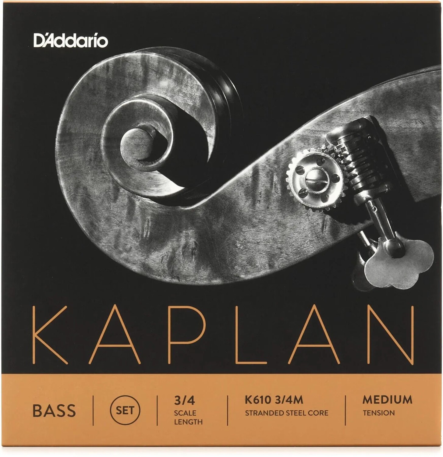 

Набор струн для контрабаса D'Addario K610 Kaplan — размер 3/4