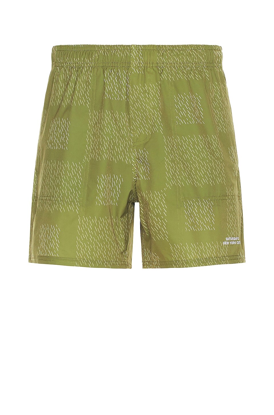 

Шорты SATURDAYS NYC Talley Swim Short, цвет Mayfly