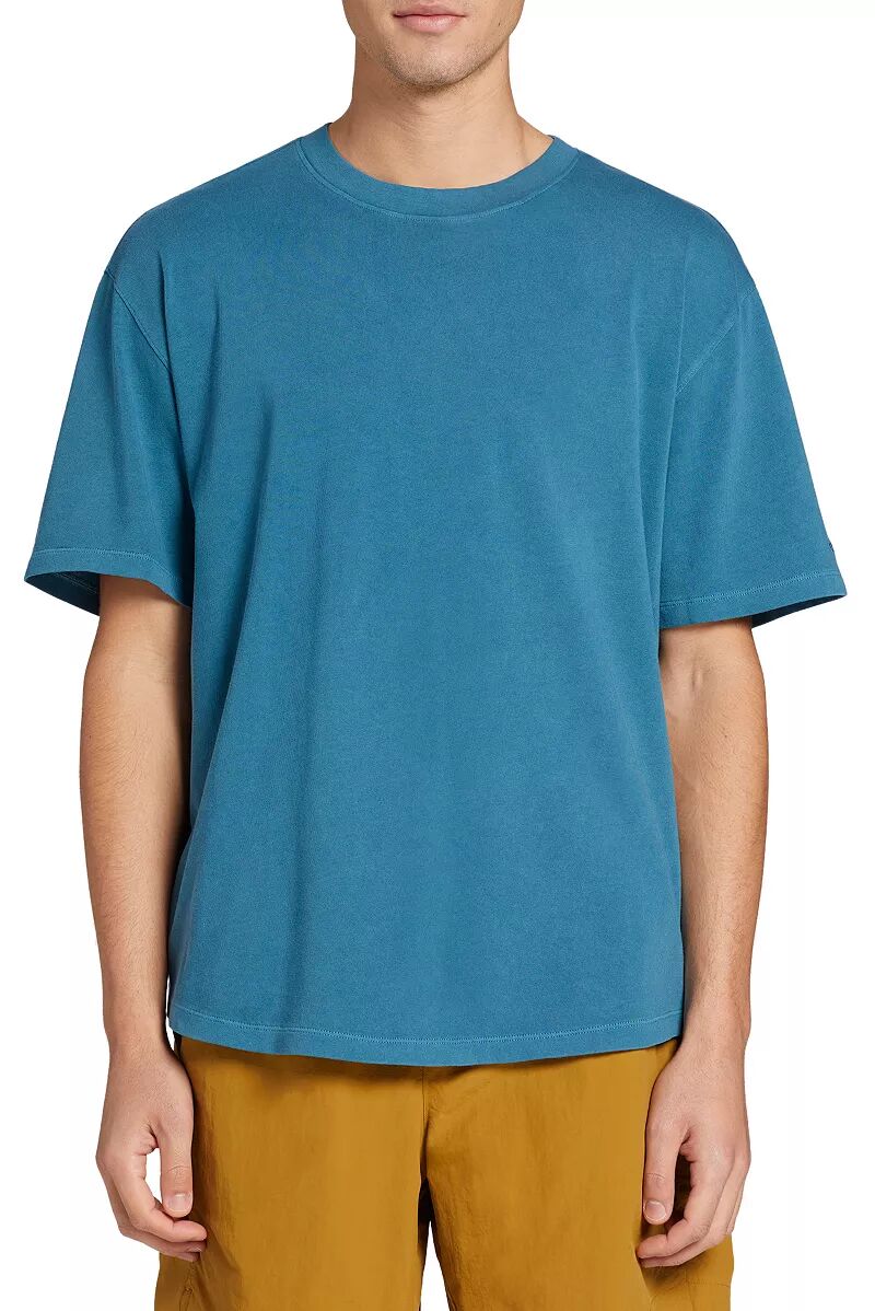 Мужская трикотажная футболка Dsg с коротким рукавом, бирюзовый