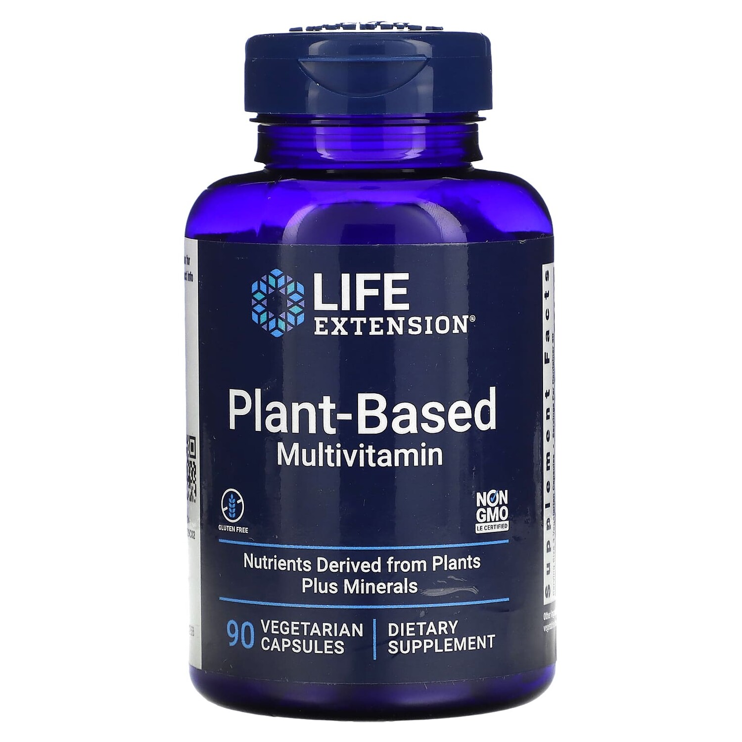

Растительные мультивитамины, 90 вегетарианских капсул, Life Extension