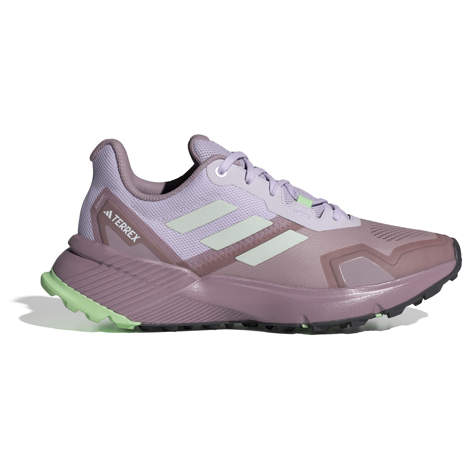 Мультиспортивная обувь Adidas Terrex Women's Terrex Soulstride, цвет Preloved Fig/Crystal Jade/Semi Green Spark