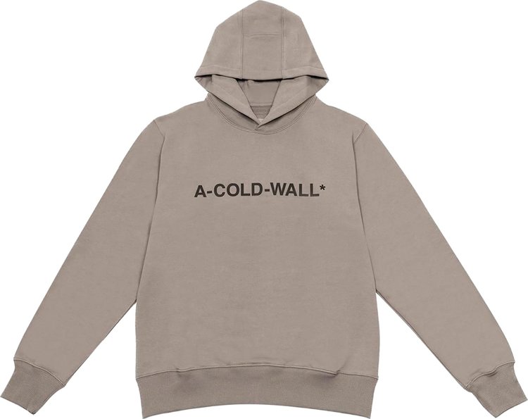 Худи A-Cold-Wall* Essential Logo 'Grey', серый пальто a cold wall welded mac coat cement серый