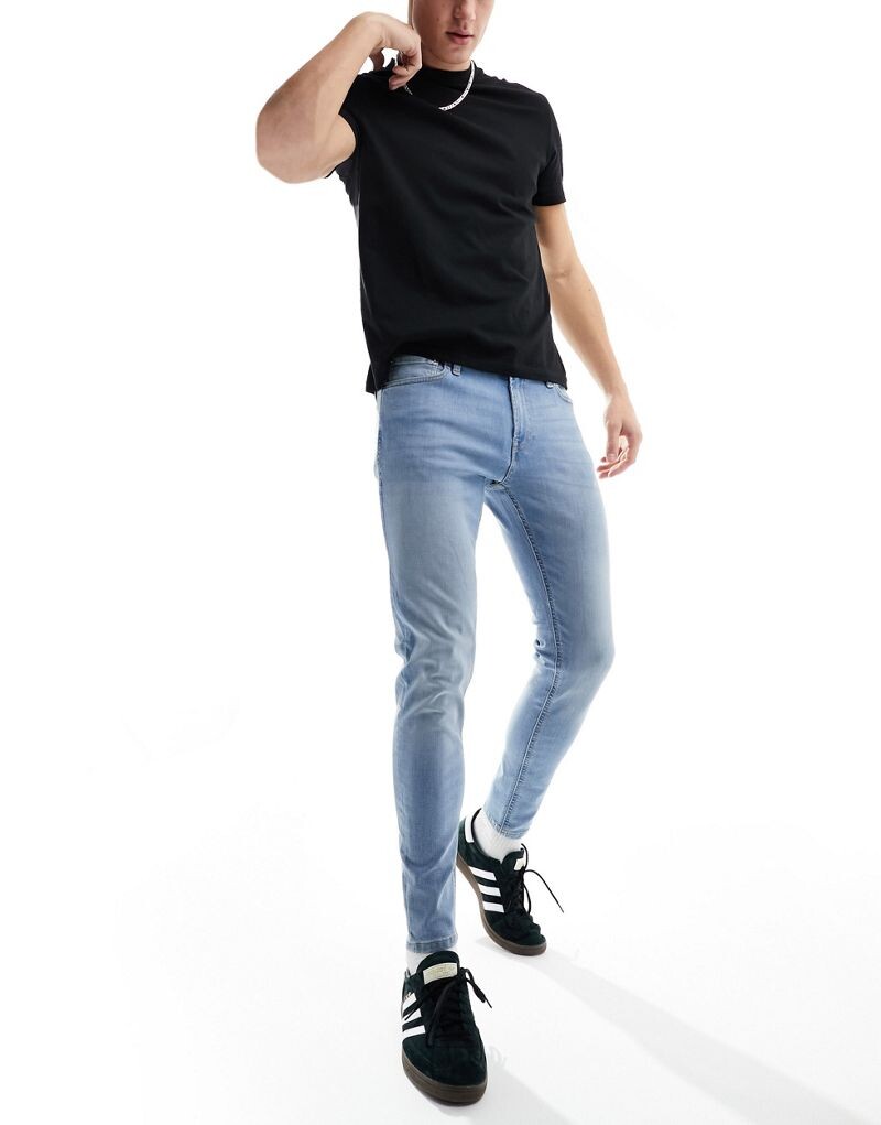 

Jack & Jones - Pete - Голубые зауженные джинсы