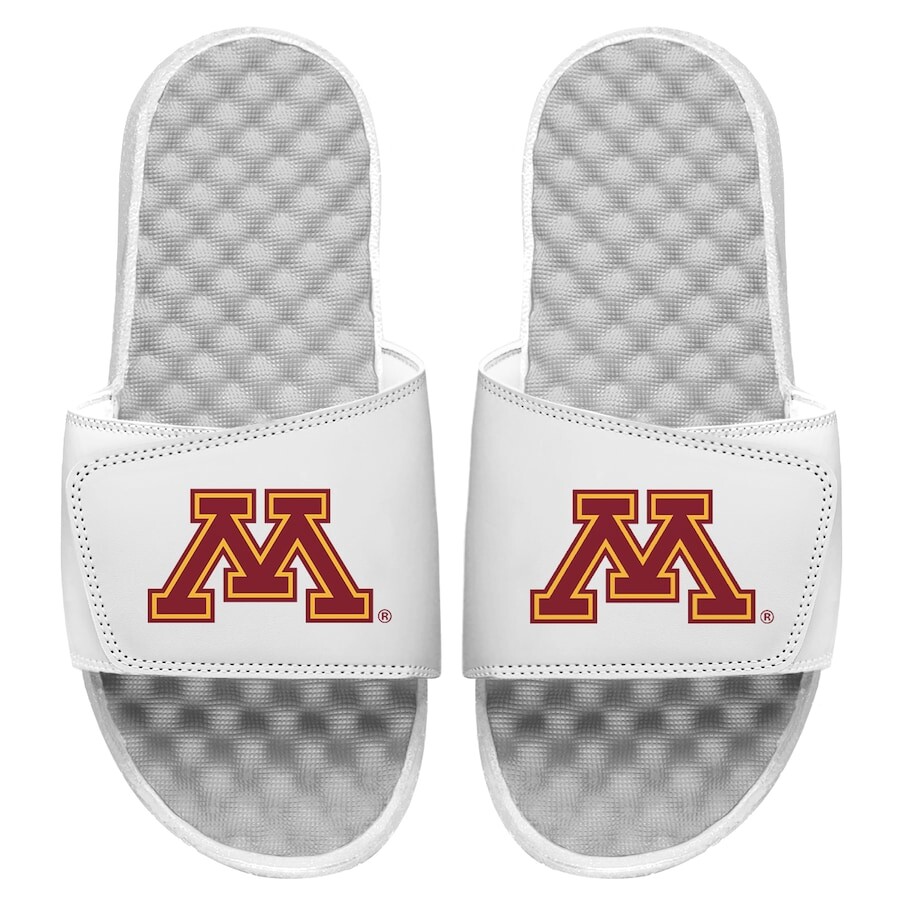 

Шлепанцы ISlide Minnesota Golden Gophers, белый