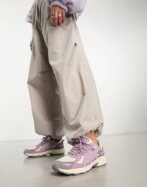 

Фиолетовые и зеленые кроссовки Asics Gel-Venture 6, Зеленый