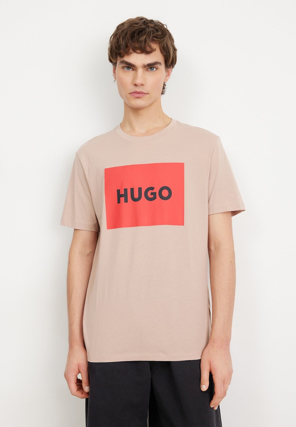 

Футболка с принтом Dulive HUGO, цвет medium beige