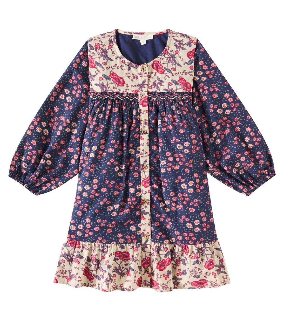 

Платье из хлопка Massilia Louise Misha, цвет garden - cream