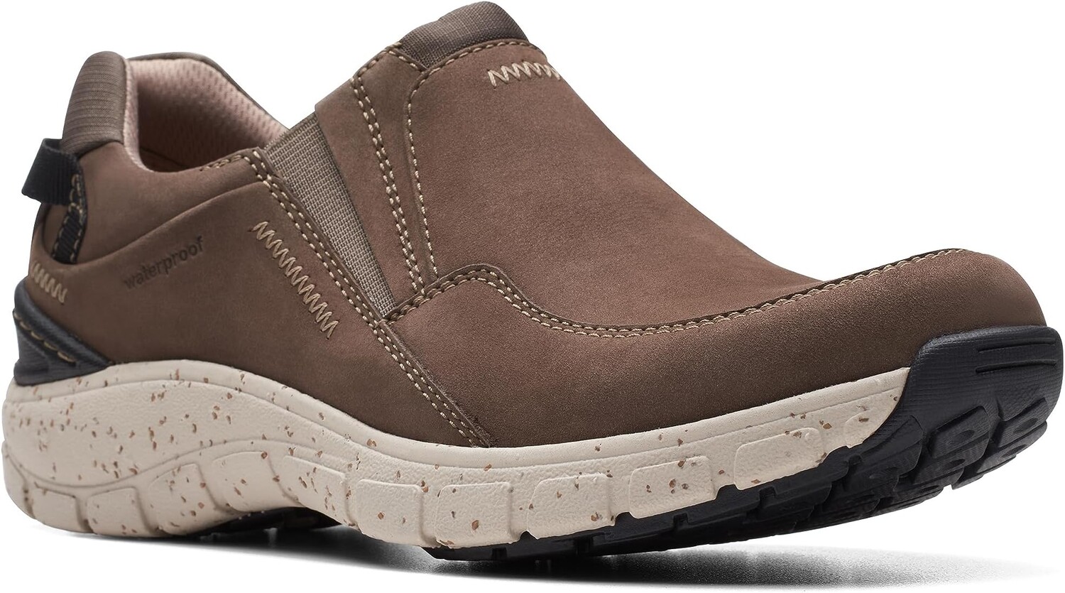 Кроссовки Wave Plateau Clarks, цвет Taupe Nubuck фото