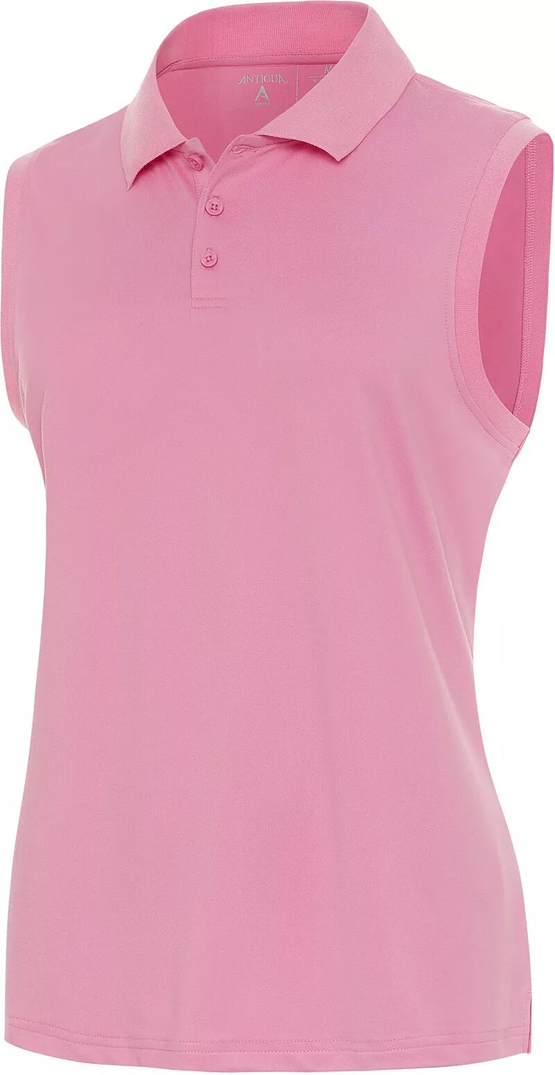 Женская рубашка-поло для гольфа без рукавов Antigua Recap