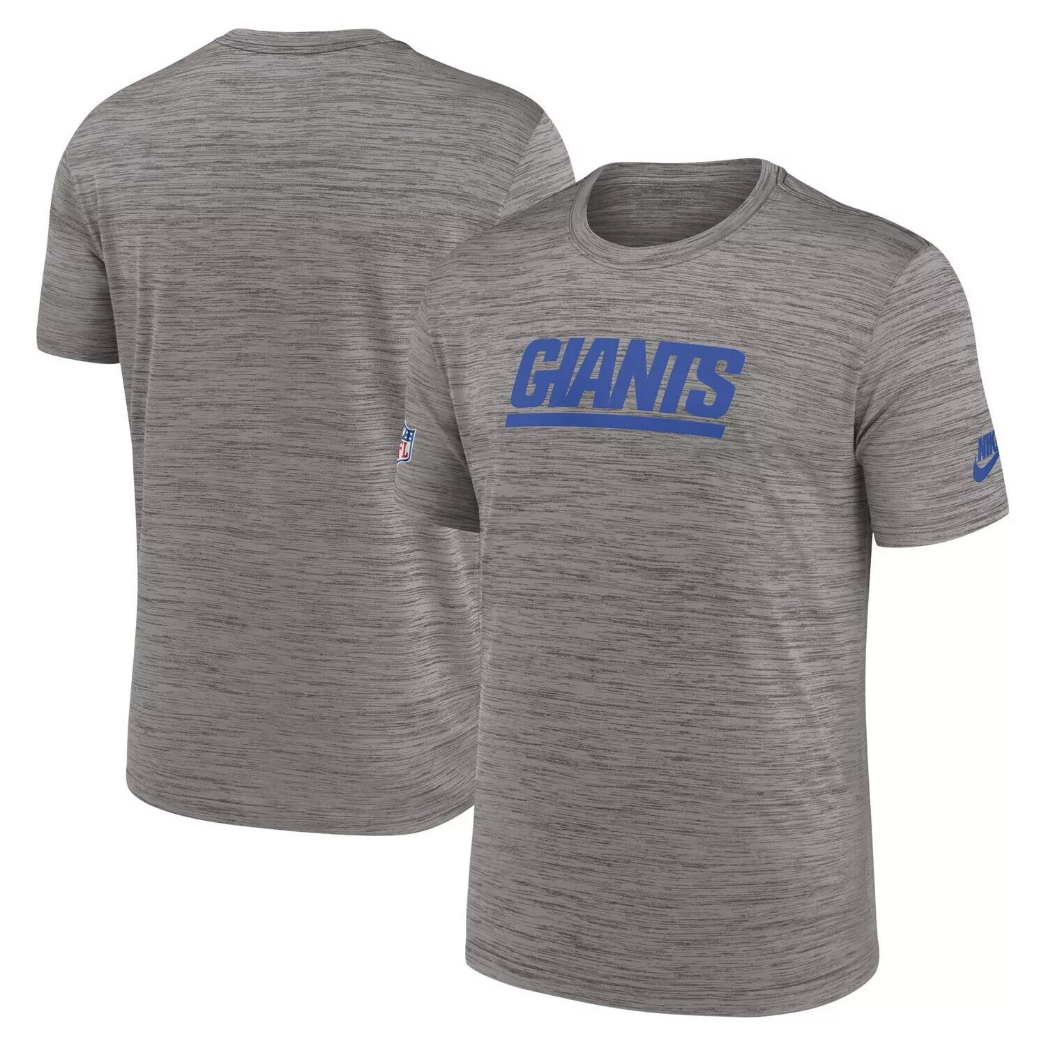 

Мужская футболка цвета древесного угля с альтернативным логотипом New York Giants 2023 Sideline Performance. Nike