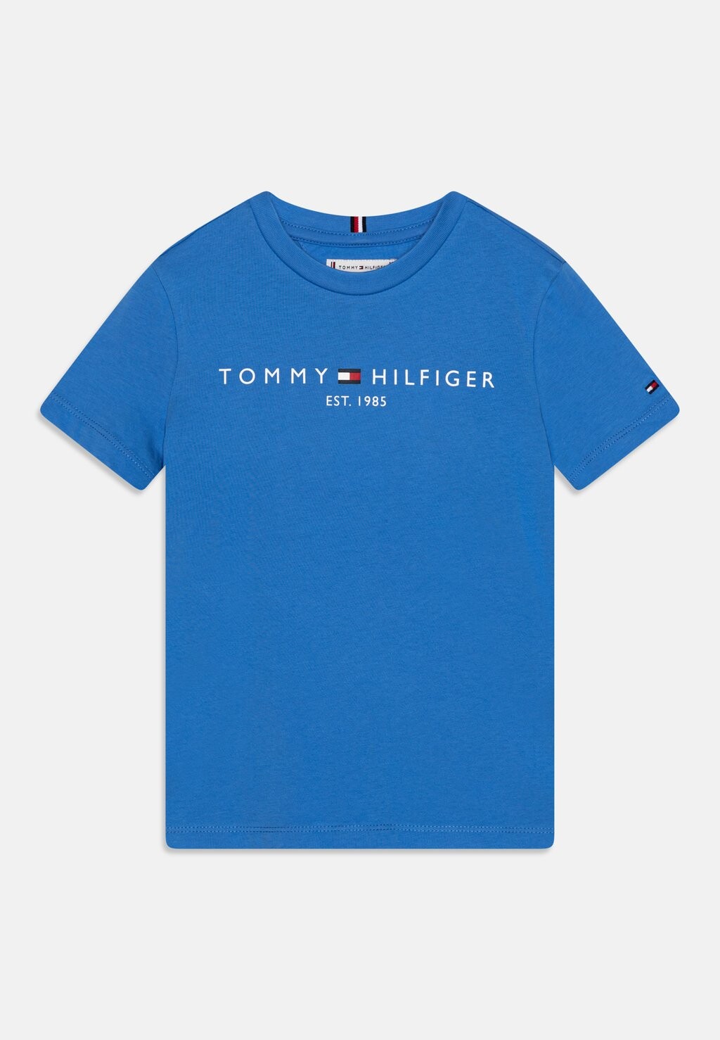 

Футболка с принтом Essential Tee Unisex Tommy Hilfiger, цвет blue spell