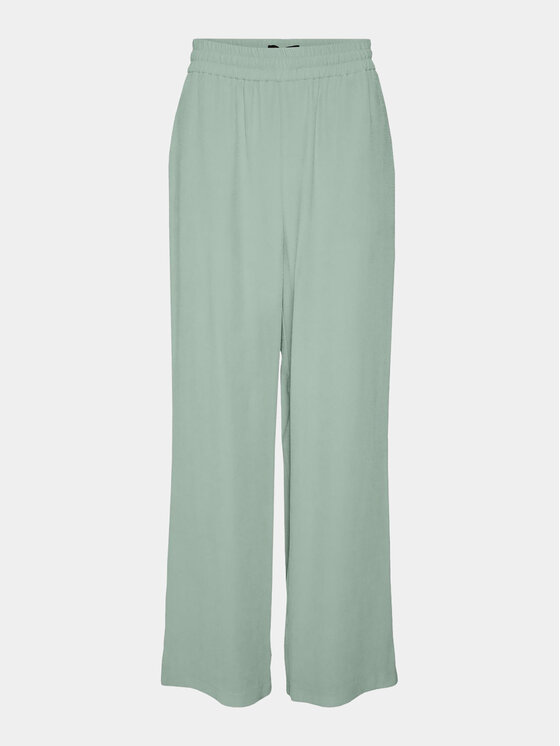 Широкие брюки из ткани Vero Moda, зеленый