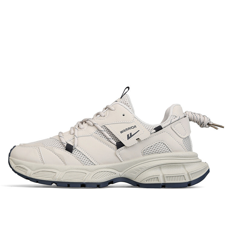 

Кроссовки WARRIOR Chunky Sneakers Men Low-top Gray, серый