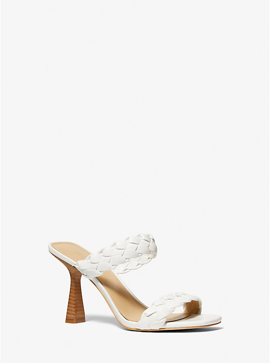 

Плетеные сандалии Clara Michael Kors, белый