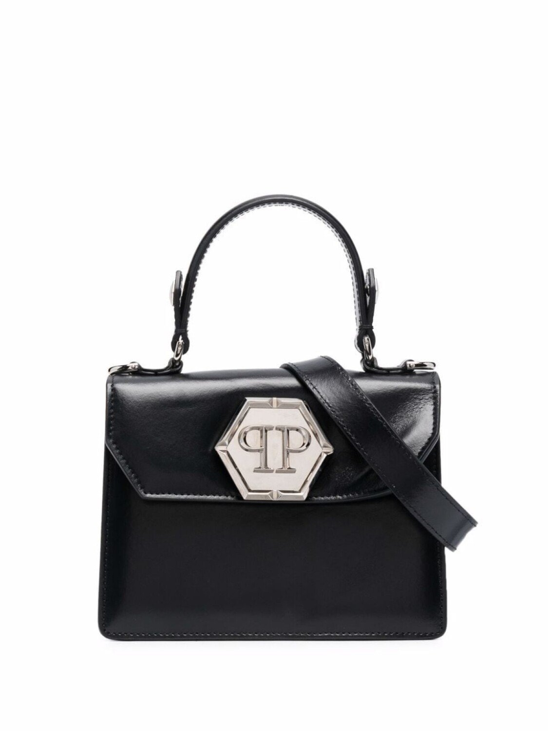 

Маленькая сумка-тоут Hexagon Philipp Plein, черный