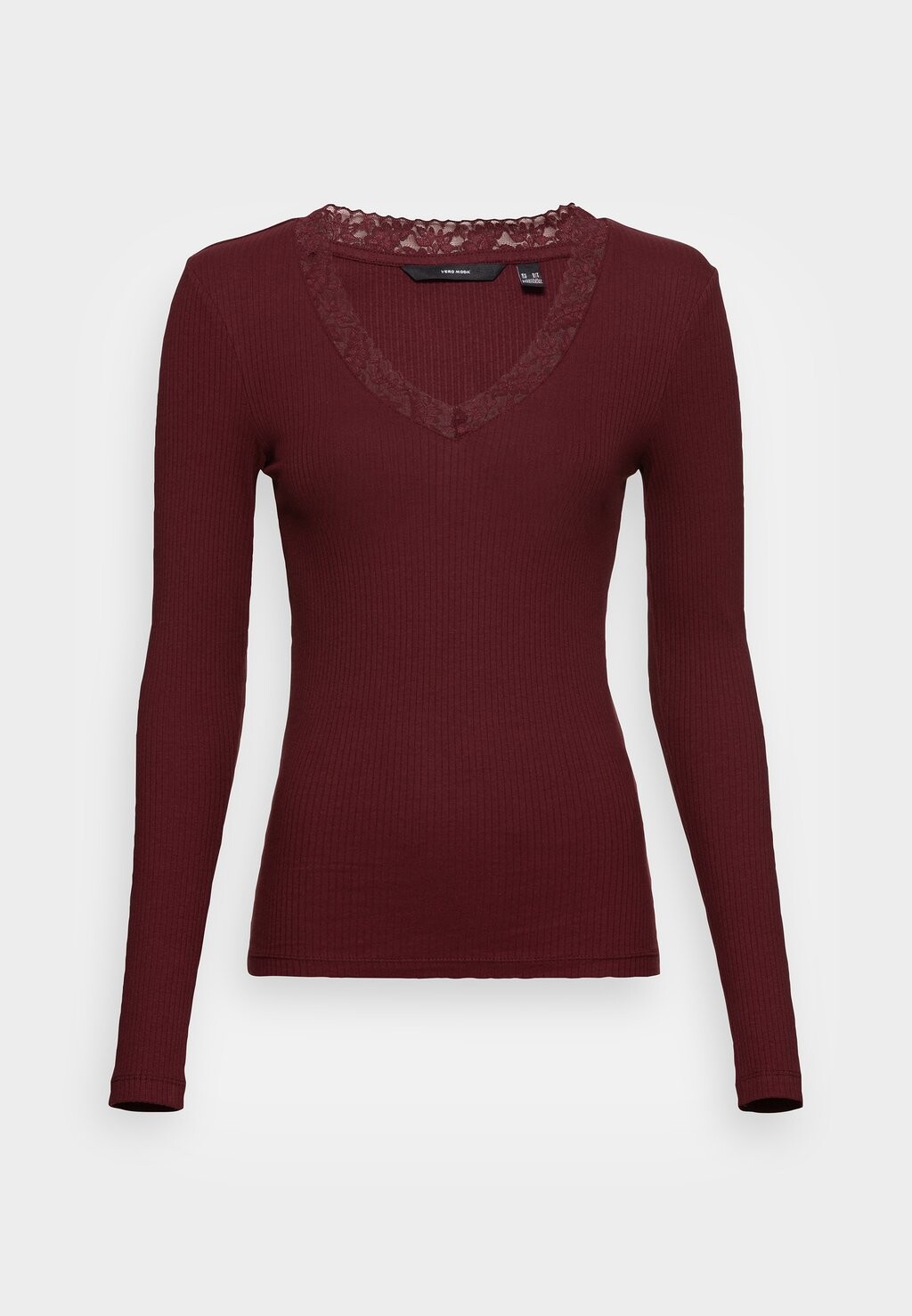 

Блузка с длинными рукавами VMHELSINKI DEEP V Vero Moda Tall, бордовый