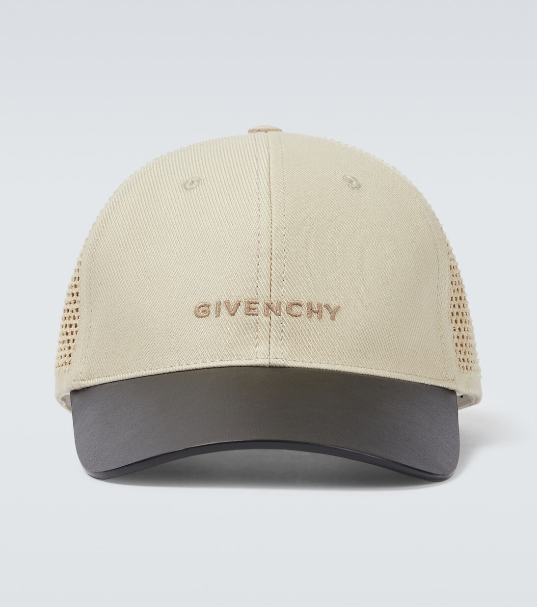 

Бейсболка из хлопка и кожи Givenchy, бежевый