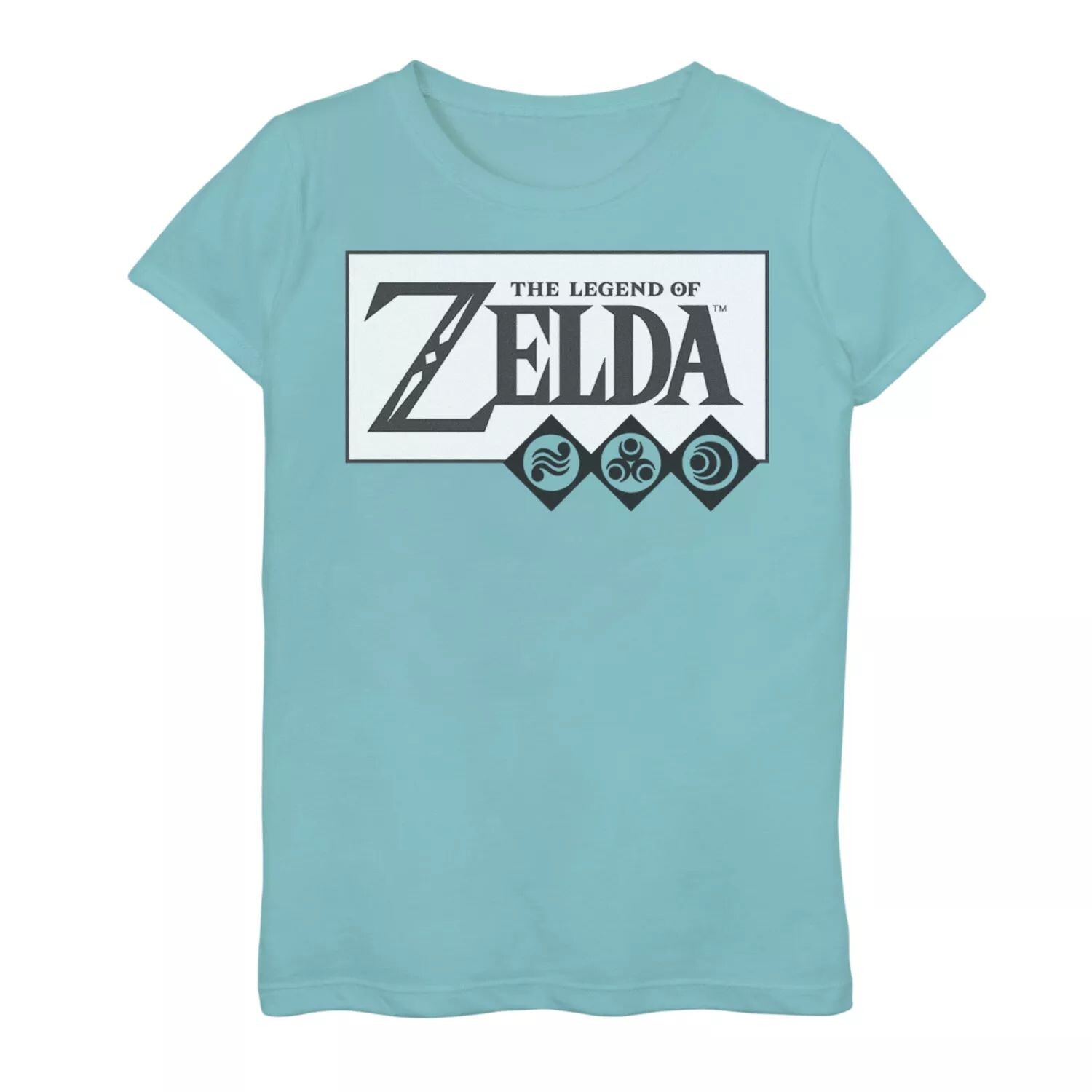

Футболка с графическим логотипом Nintendo Zelda для девочек 7–16 лет Licensed Character