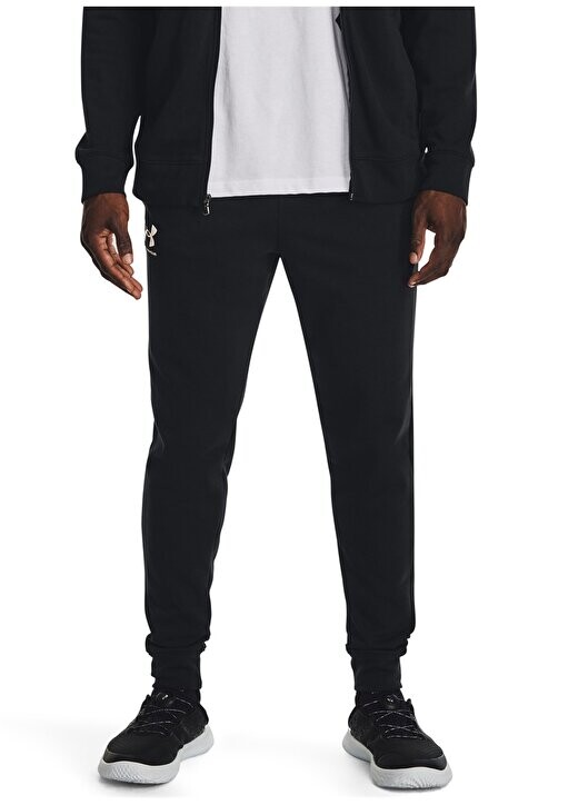 

Черные мужские спортивные брюки Slim Fit 1380843-001 UA Rival Terry Jogger Under Armour, черный