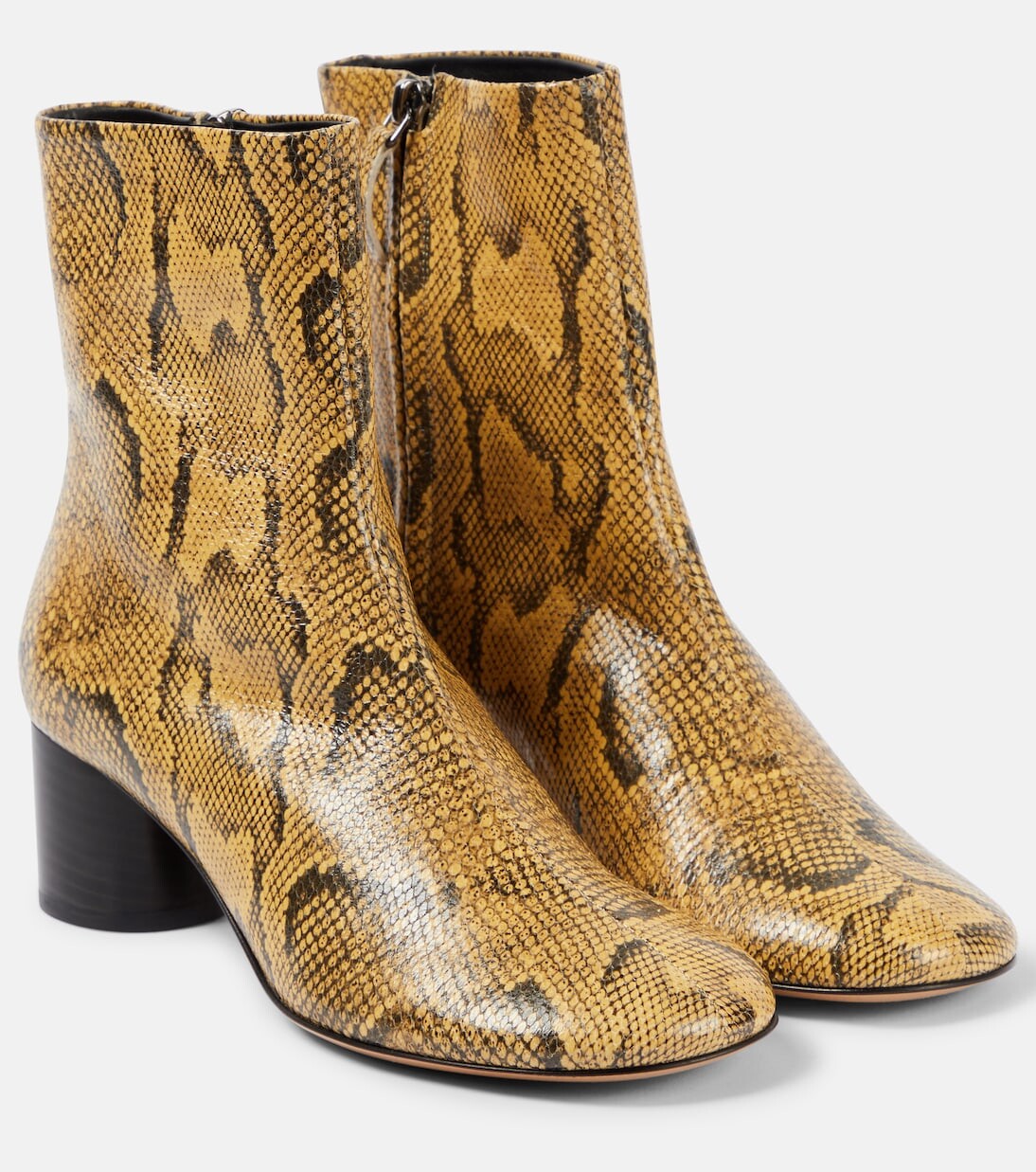 

Кожаные ботильоны laeden Isabel Marant, белый