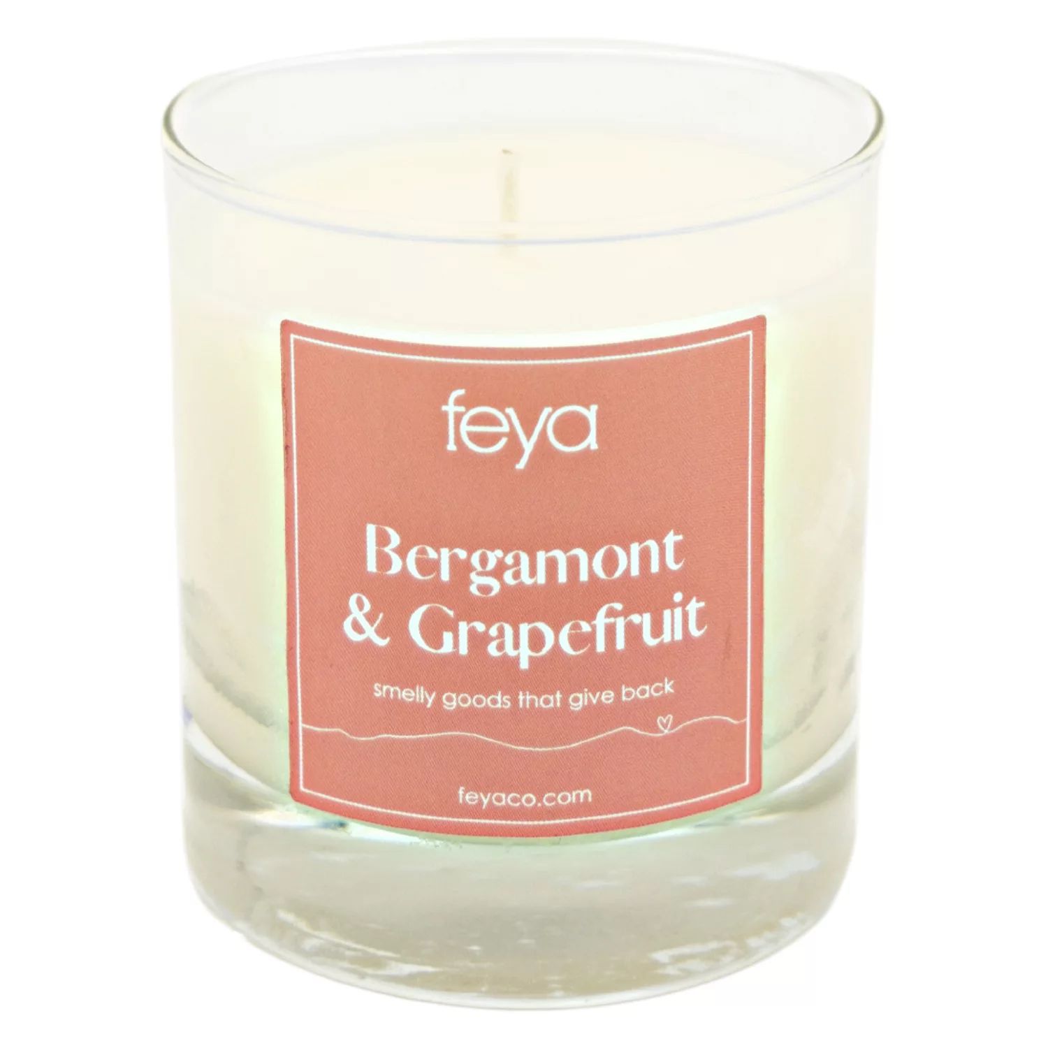 Свечи Feya с бергамотом и грейпфрутом, 6,5 унций. Соевая свеча