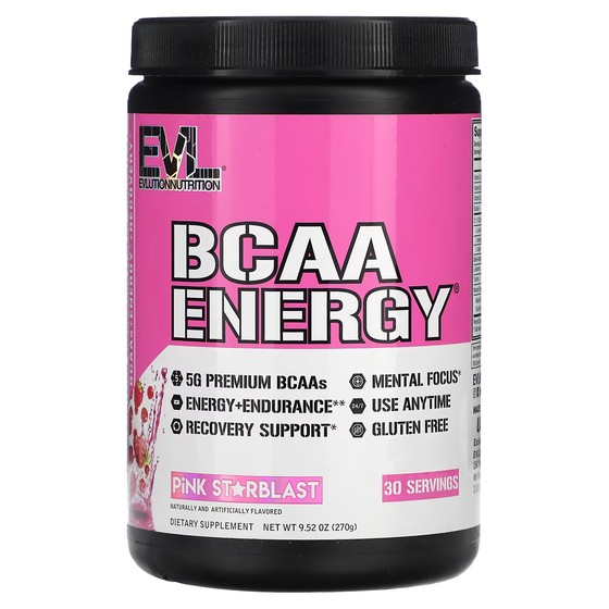 цена Пищевая добавка EVLution Nutrition BCAA ENERGY, розовый звездный взрыв