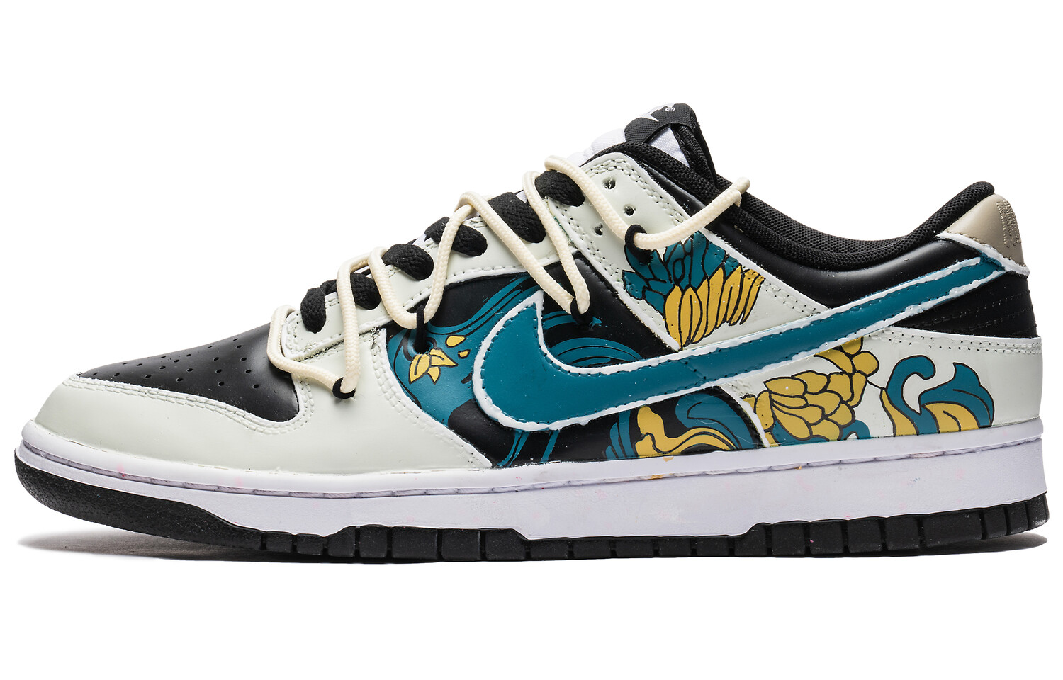 

Кроссовки Nike Dunk Skateboarding Shoes Men Low-top Beige, белый
