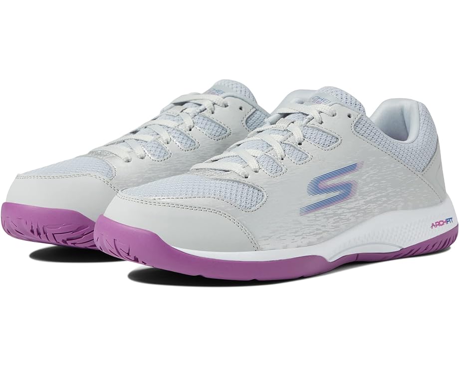 

Кроссовки SKECHERS Go Train Arch Fit Viper Court - Pickleball, цвет Gray/Purple