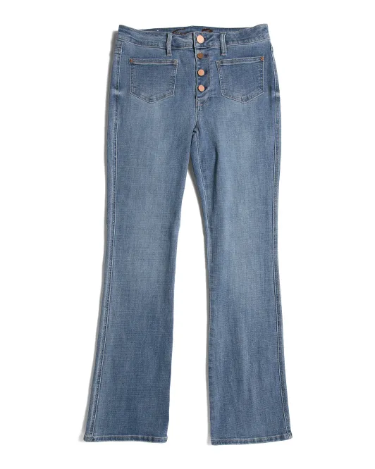

Джинсы Micro Bootcut с высокой посадкой Seven7, цвет Medium Wash