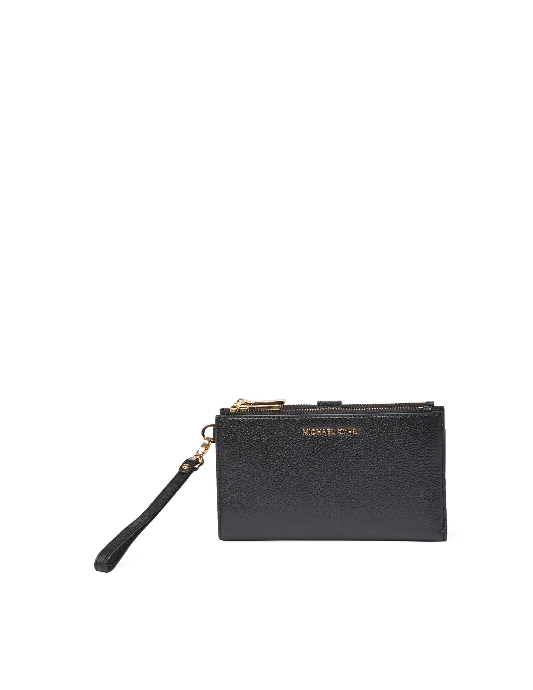 Кожаный кошелек Adele Michael Michael Kors, цвет Black/Gold цена и фото