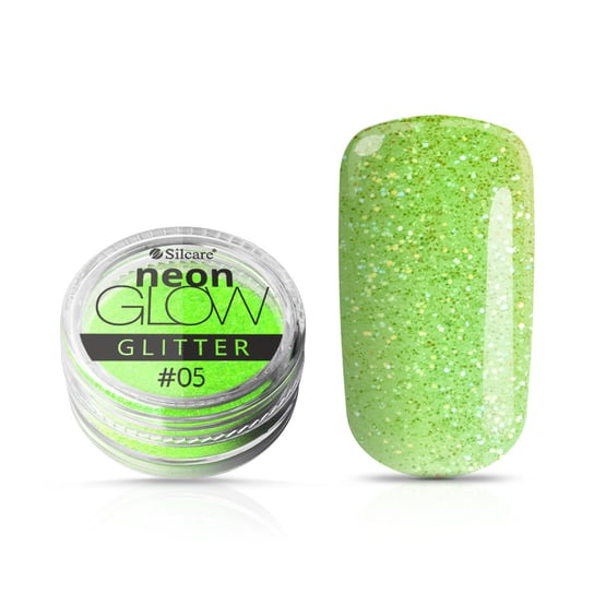 Блестки для ногтей, Neon Glow 05, 3г Silcare
