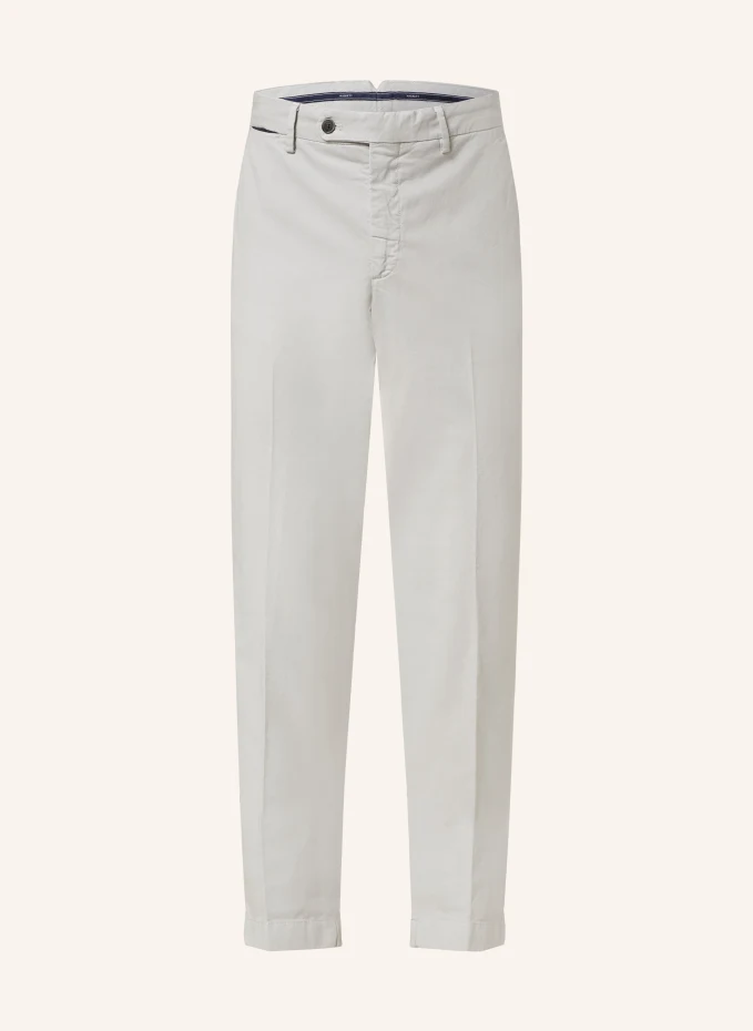 

Чино узкого кроя Hackett London, серый