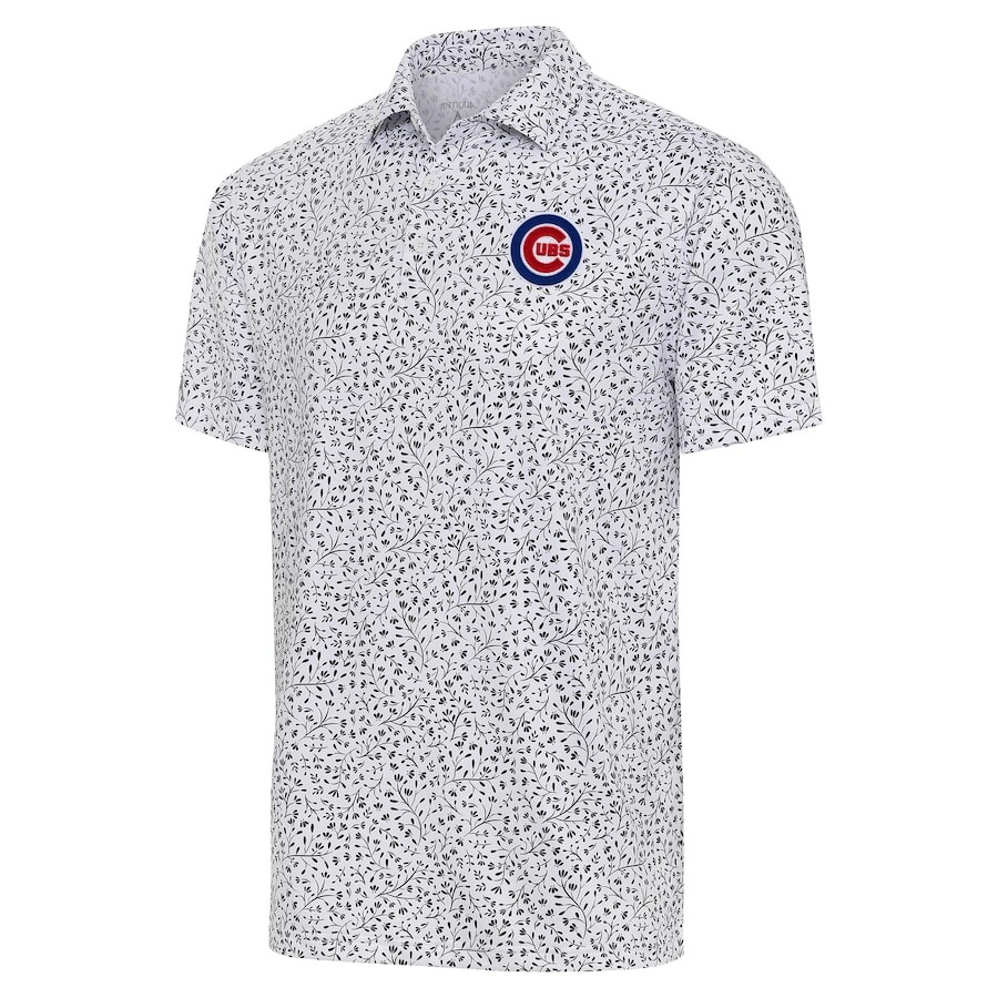 

Поло с коротким рукавом Antigua Chicago Cubs, белый