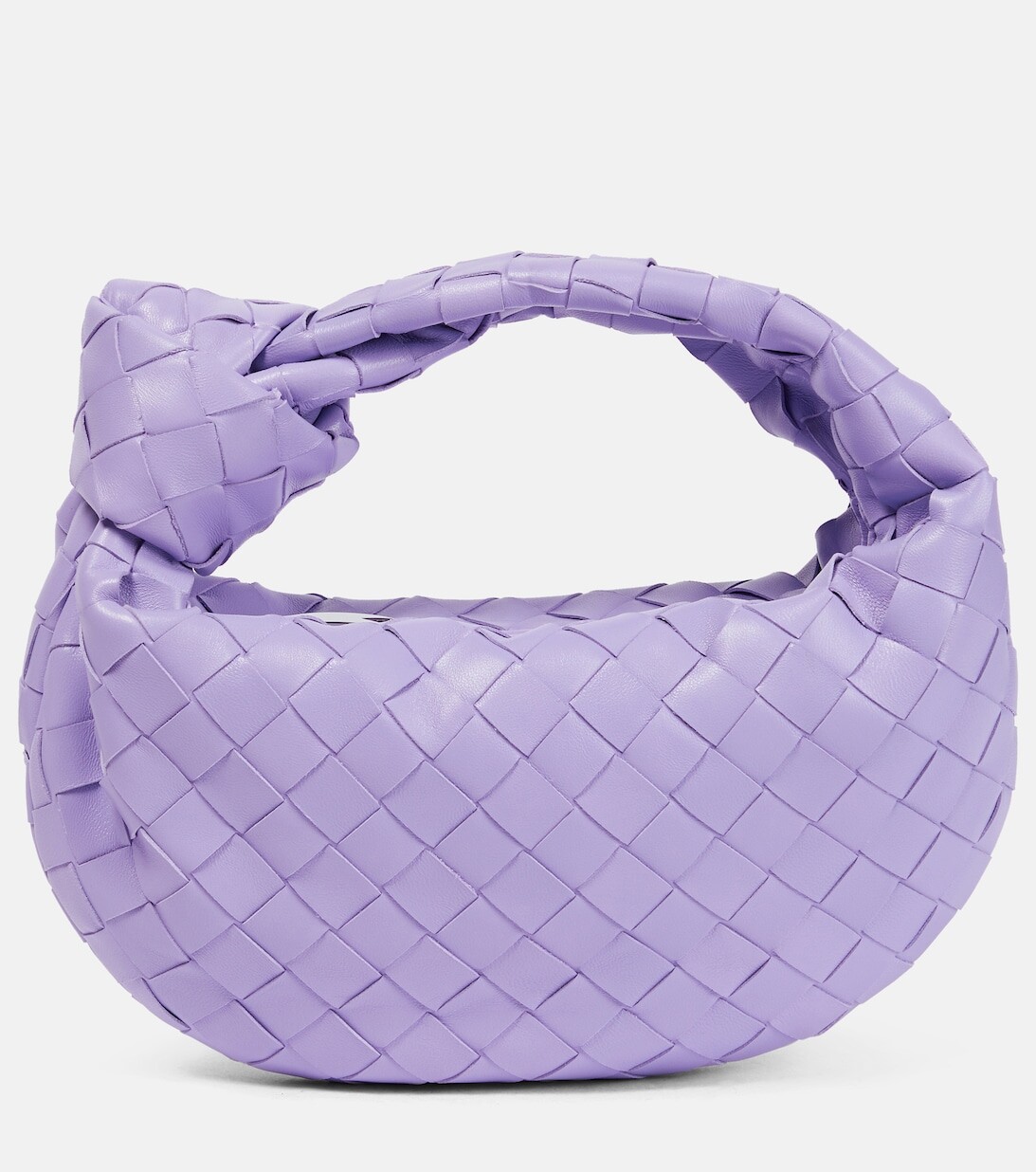 

Кожаная сумка-тоут Jodie Mini Bottega Veneta, фиолетовый