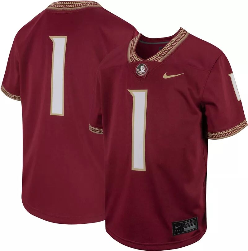 

Футбольная майка Nike Youth Florida State Seminoles # 1 Garnet Replica