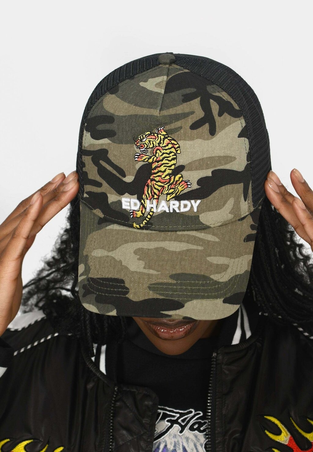 

Кепка Ed Hardy, оливковый