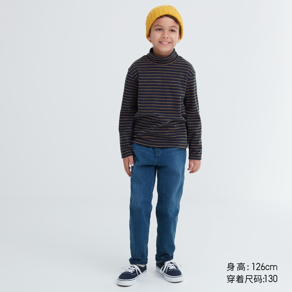 

Рубашка Uniqlo унисекс фланелеая клетчатая, темно-синий