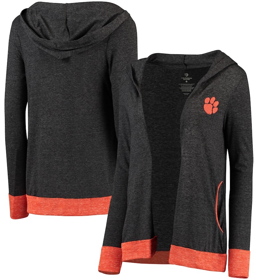 

Кардиган Colosseum Clemson Tigers, угольный