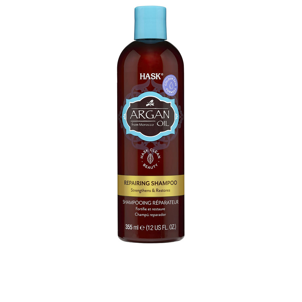 Увлажняющий шампунь Argan Oil Repairing Shampoo Hask, 355 мл hask шампунь macadamia oil moisturizing 355 мл