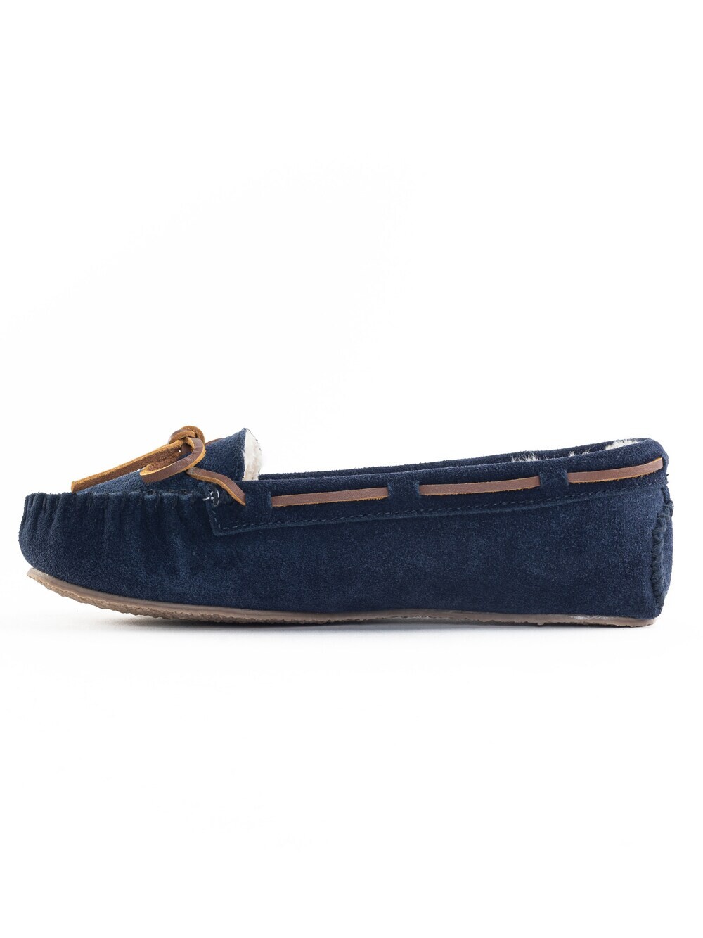 

Домашние тапочки Minnetonka Cally, темно-синий