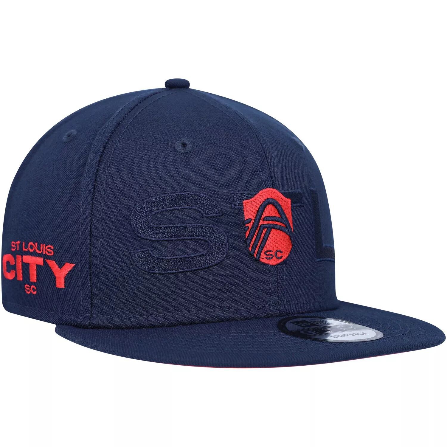 

Мужская темно-синяя кепка New Era St. Louis City SC Kick Off 9FIFTY Snapback