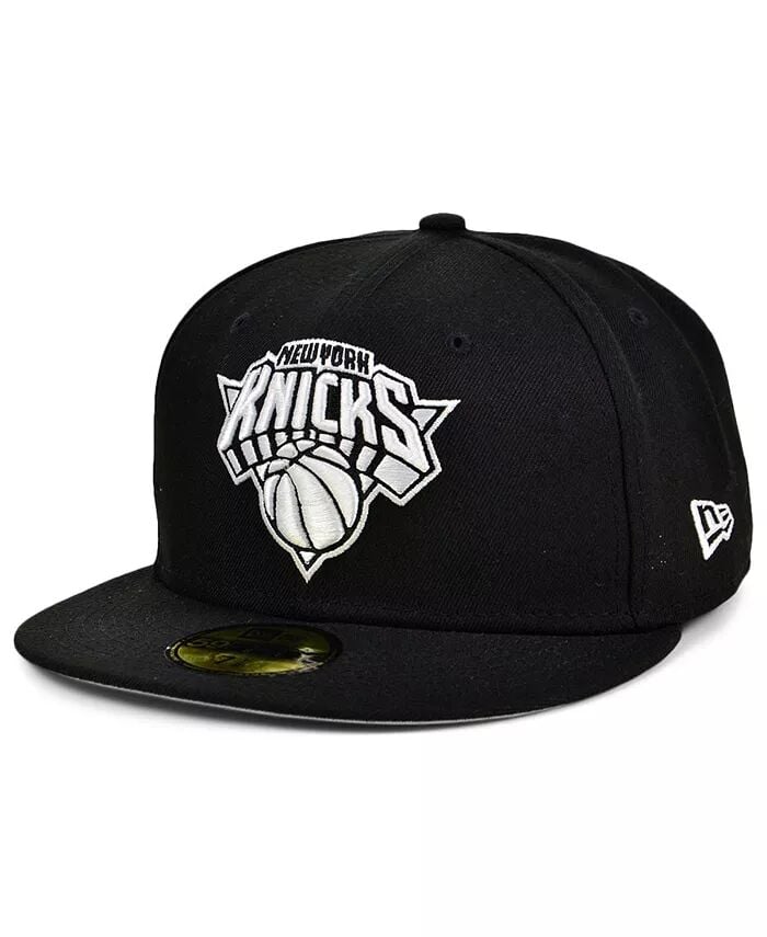 

Черно-белая кепка New York Knicks 59FIFTY New Era, черный