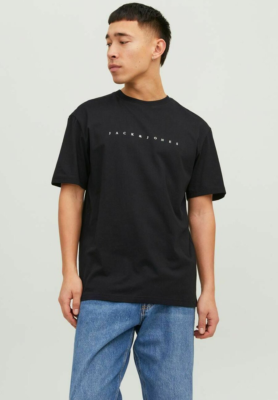 

Футболка с принтом Jack & Jones, черный