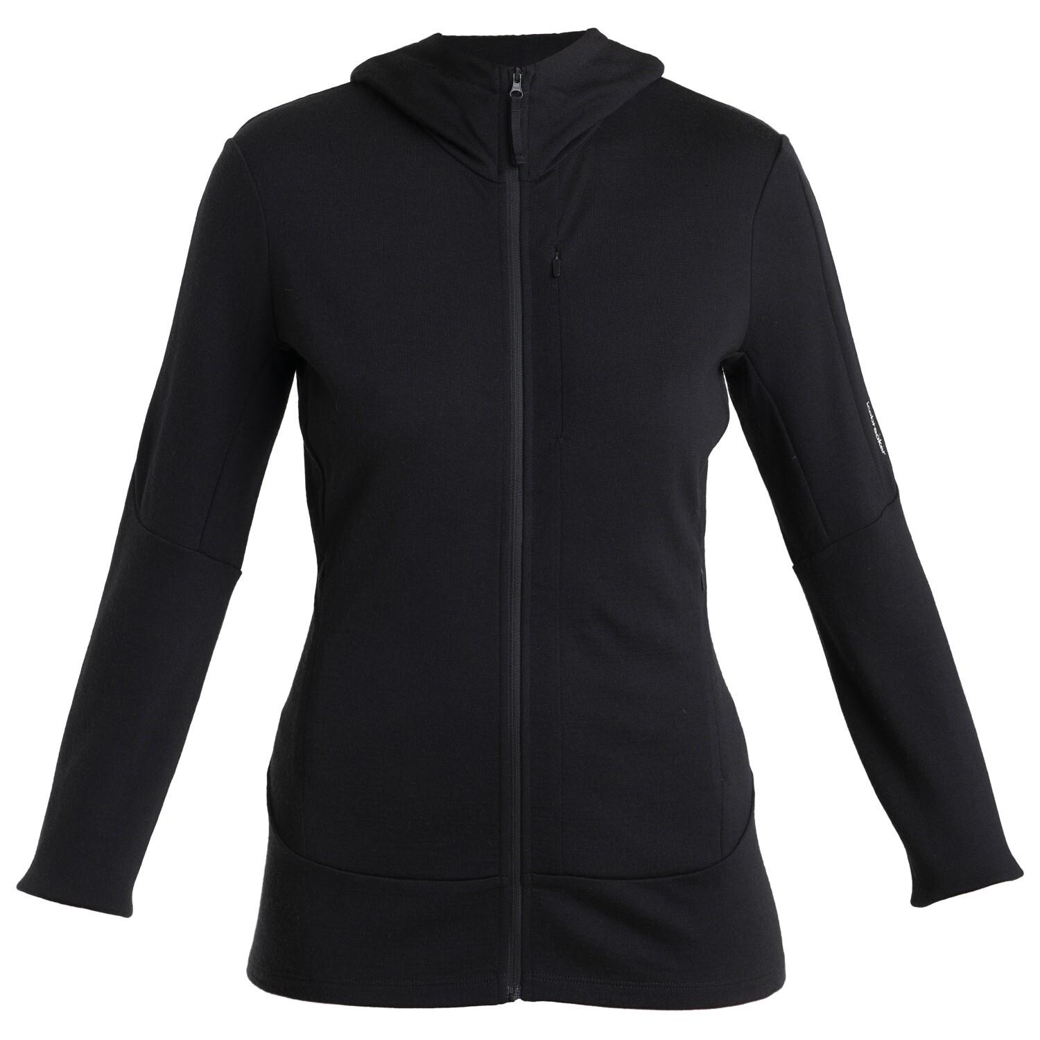 Толстовка из мериноса Icebreaker Women's Merino 260 Quantum IV L/S Zip, черный куртка из мериноса icebreaker women s quantum iii l s zip hood черный