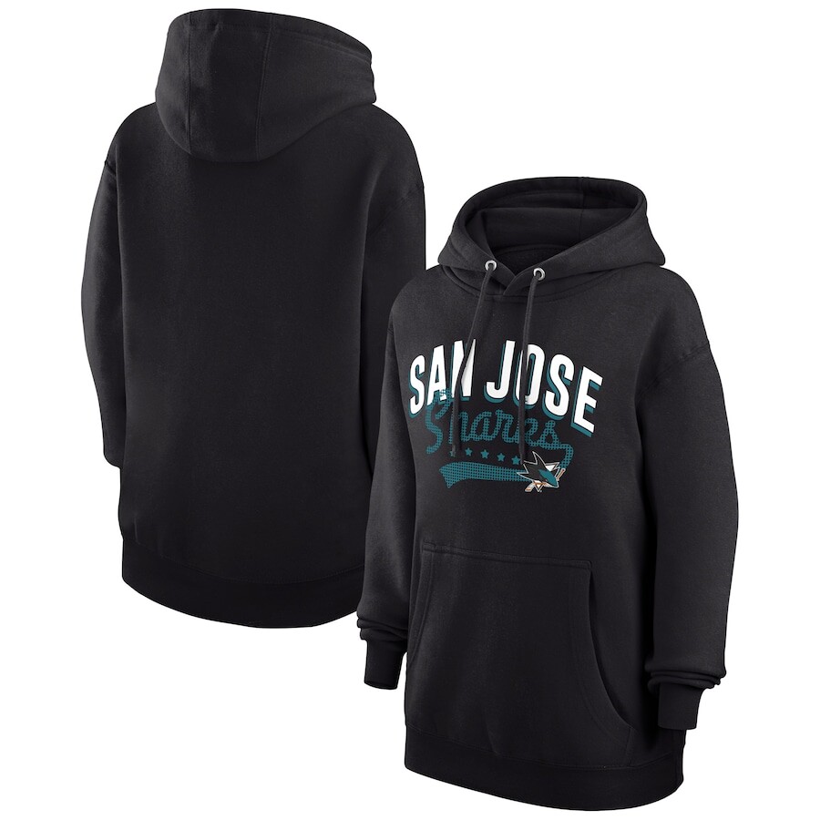 

Пуловер с капюшоном G-III 4Her by Carl Banks San Jose Sharks, черный