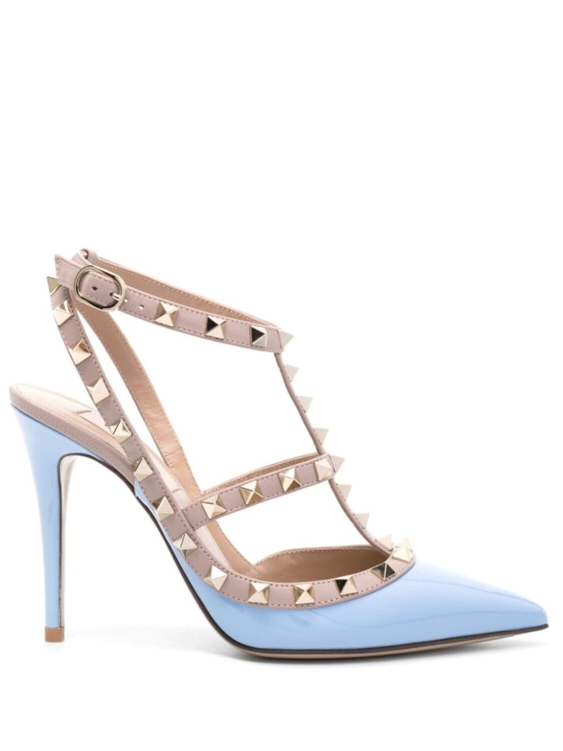 

Valentino Garavani лакированные туфли Rockstud 100, синий