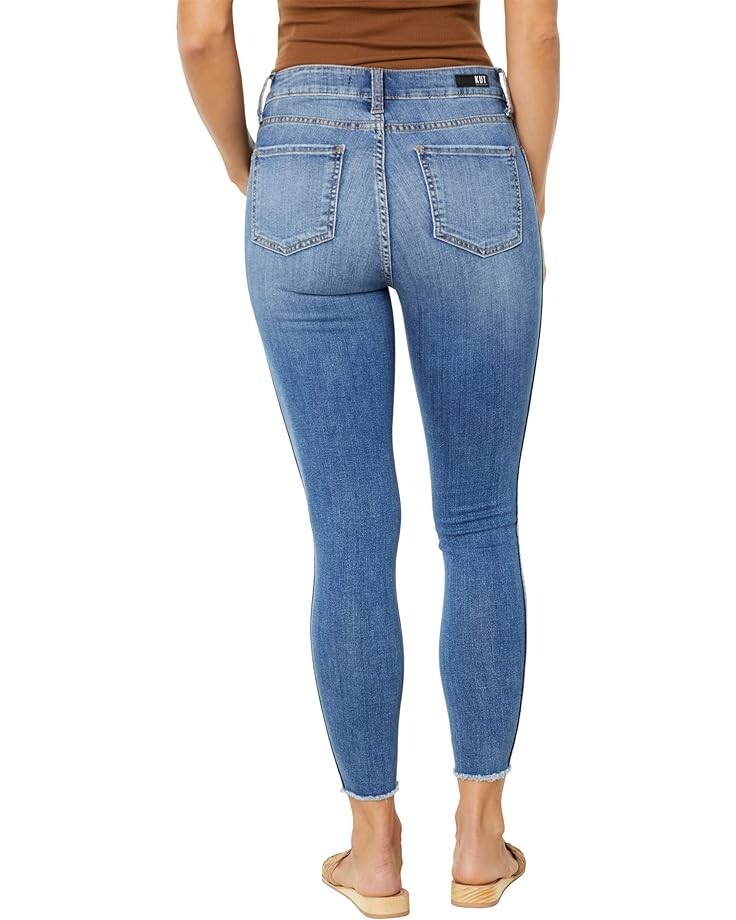 

Джинсы KUT from the Kloth Connie High-Rise Ankle Skinny Jeans, цвет Personal