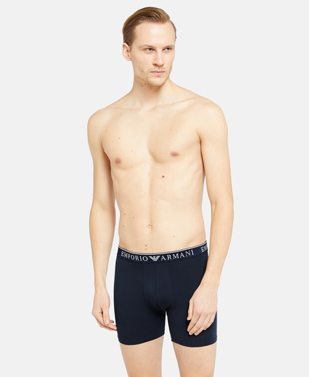 

Боксеры, 2 шт. Emporio Armani, темно-синий